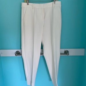Talbots winter white, Hampshirite Ankle pants - 10